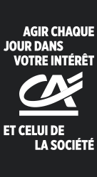 Logo Crédit Agricole, agir chaque jour dans votre intérêt et celui de la société